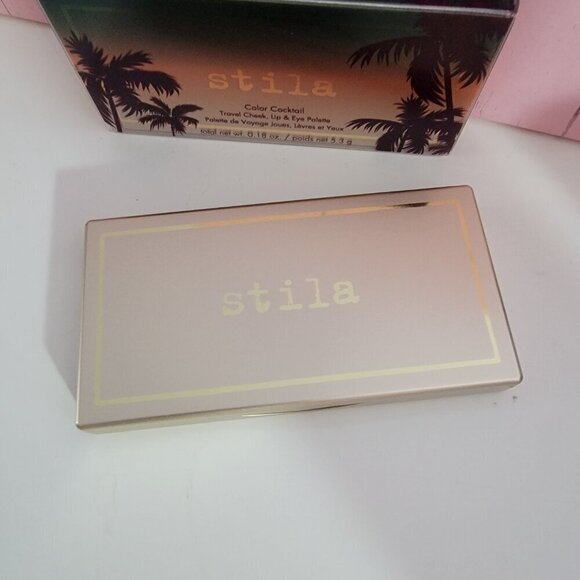 New Stila Color Cocktail Cheek, Lip & Eye Palette Cosmetic Makeup - Picture 7 of 11
